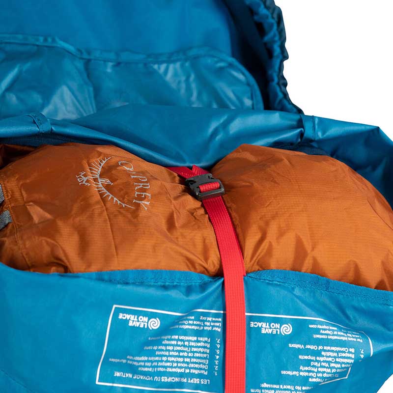 Integrated raincover to protect the contents of the bag from rain and dust